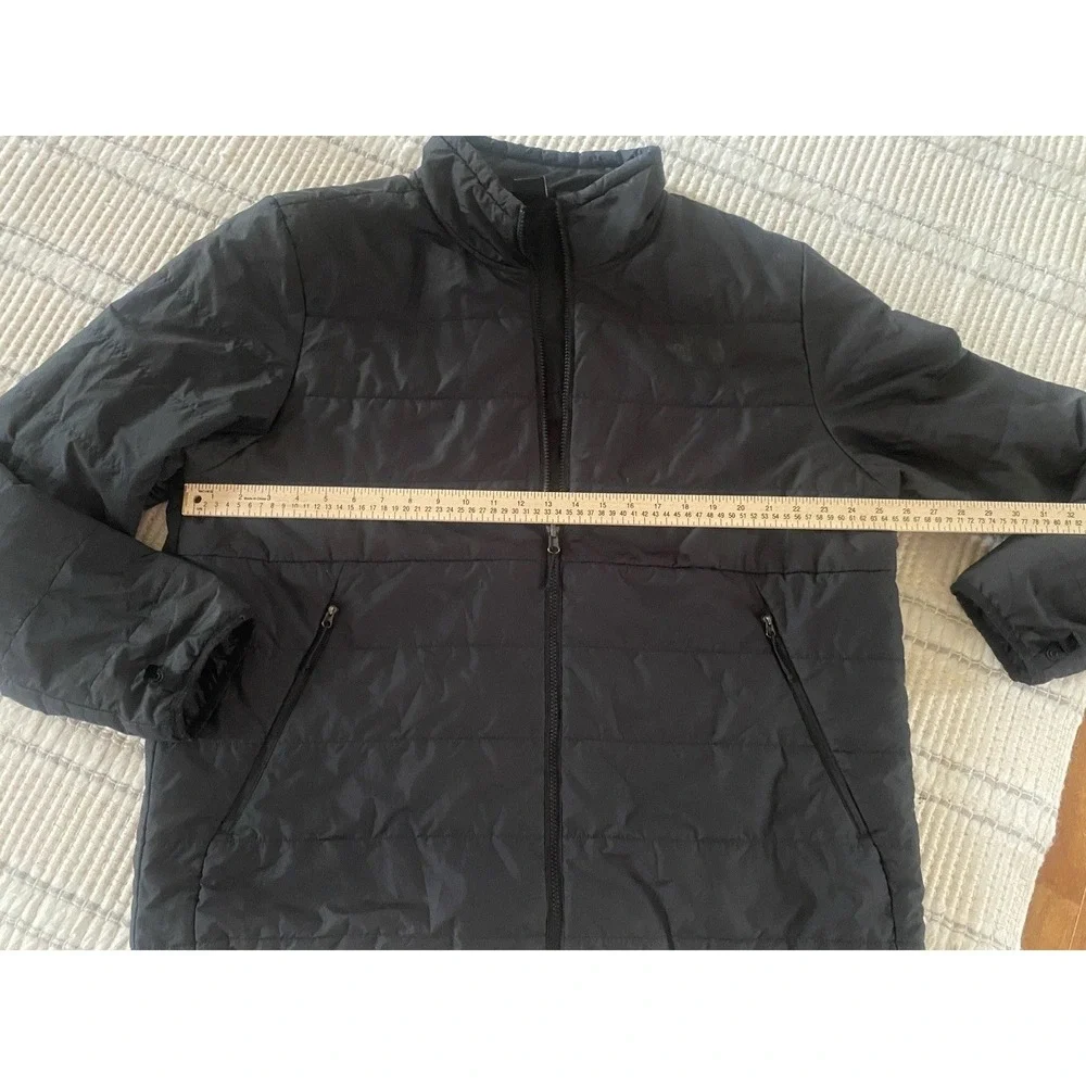 The North Face Men's XXL Full Zip Lightweight Puffer Jacket Black